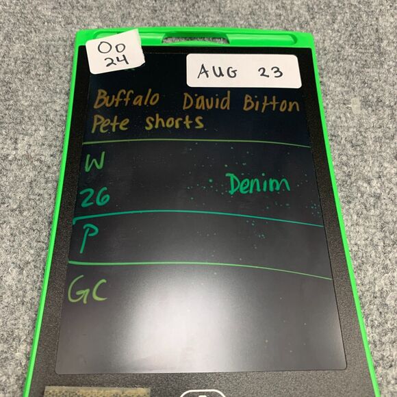 Buffalo David Bitton Pete Shorts Women 26 Denim Wide Leg Stretch Bermuda Zip Fly - Picture 9 of 10